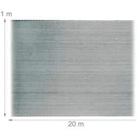 Relaxdays Zaunblende 1 x 20 m grün 10028083