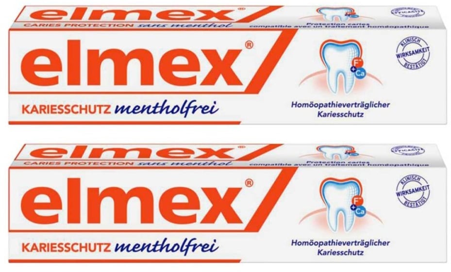 Preisvergleich Produktbild elmex Kariesschutz Zahnpasta mentholfrei ohne ätherische Öle