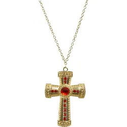 Bischof Kreuz Kette Gold