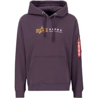 Alpha Industries Label Pullover - Plum - 2XL