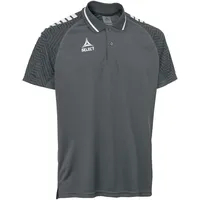 Select Monaco Poloshirt Herren grau/weiß S