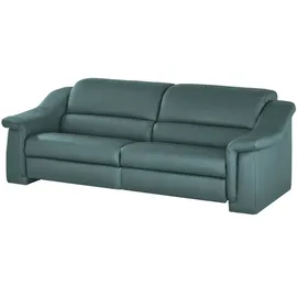 HIMOLLA Ledersofa 2-Sitzer türkis/petrol