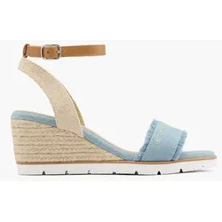 Keilsandalette - Damen - blau - 38