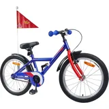 vidaXL Kinderfahrrad 18 Zoll RH 0 cm Dunkelblau