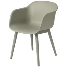 Muuto Fiber Armchair Textil dusty green