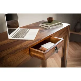 KADIMA DESIGN Schreibtisch Massivholz Home Office, Schublade Modern Handgefertigt | Gr.: onesize