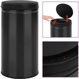 vidaXL Automatischer Sensor-Mülleimer 60 l Schwarz