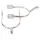 Harry's Horse Sporen Schwanenhals Edelstahl 4 cm grau