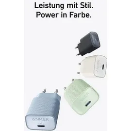 Anker Nano 30W USB-C Ladegerät, Schwarz