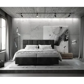 DeLife Dream-Fine 180 x 200 cm H3 anthrazit vintage