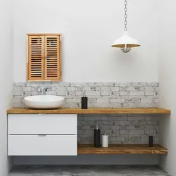 Relaxdays Relaxdays Hängeschrank, Walnuss, HxBxT: 46,5 x 35 x 21 cm, Lamellentüren, 3 Fächer, Wandschrank Badezimmer, Küche, natur