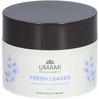 UMAMI Fresh Leaves Crème riche pour le corps Menthe du Japon & Gingembre 250 ml