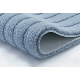 KLEINE WOLKE Badteppich Cord Stahlblau 60 x 60 cm