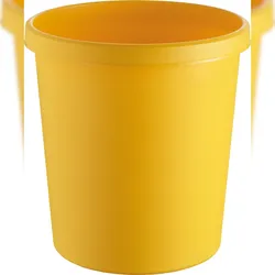 helit Papierkorb 18L - gelb