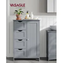 VASAGLE Badezimmerschrank 4 Schubladen