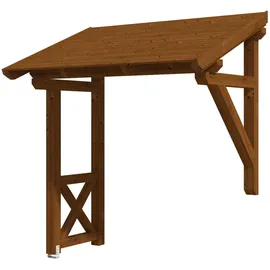 SKANHOLZ Vordach Paderborn 3 242 x 156 cm nussbaum
