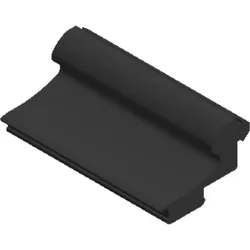 Dichtung AL-EPDM-B, Glasstärke 8, 10 und 12 mm, Kunststoff schwarz