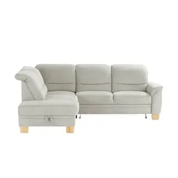 meinSofa Ecksofa  Liva ¦ grau ¦ Maße (cm): B: 254 H: 106 T: 224