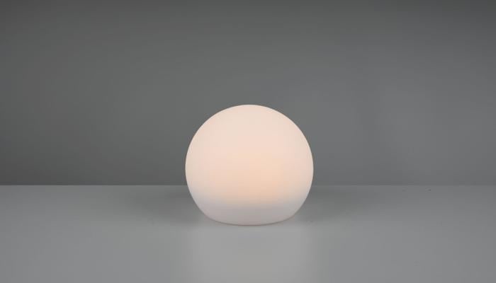 Reality Melo Solar-Kugelleuchte LED Weiß, 1-flammig, Fernbedienung, Farbwechsler, 0,5W, 3000K (R55326101)
