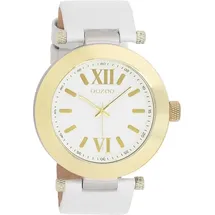 Oozoo Armbanduhr Vintage Series Analog Leder weiß UOC5756A - Weiß