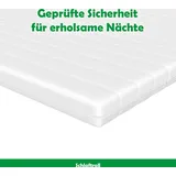 Matratzenauflage - Kaltschaum-Topper mit orthopädischen Eigenschaften, Größe 80x200. - Weiß
