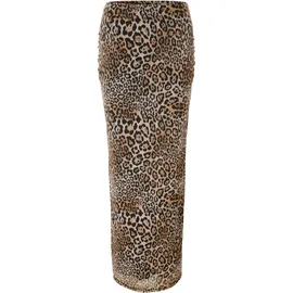 Aniston CASUAL Maxirock Damen Animalprint Beige/Braun/Schwarz 42