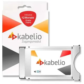 Kabelio CI+ Zugangsmodul inkl. 12 Monate Gratis-Zugang für Sat