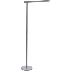 Stehlampe LED Metall silber 186 cm rechteckig PERSEUS