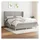 vidaXL Boxspringbett mit Matratze Hellgrau 180x200 cm Stoff