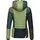 Navahoo Steppjacke Multikulti stylische Colorblocking Übergangsjacke m. Kapuze bunt|grün XS (34)