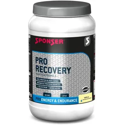Sponser Pro Recovery Shake (Protein-Kohlenhydrat Regenerationsshake, 44–50% Proteinanteil) Vanille 900g Dose