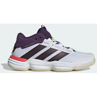 Adidas Courtstabil Mid-Top Hallenschuhe Herren JH5163 - Cloud white/aurora met./aurora plum 40