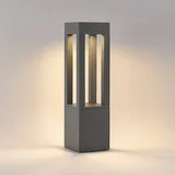 ARCCHIO LED Außenleuchte Lienna Aluminium 16 cm x 16 cm x 60 cm 1-flammig grau