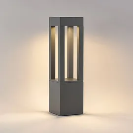 ARCCHIO LED Außenleuchte Lienna Aluminium 16 cm x 16 cm x 60 cm 1-flammig grau
