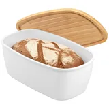 bremermann Brotkasten Bambus Weiß
