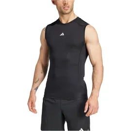 adidas Techfit Compression Training Sleeveless T-shirt black XL Tall