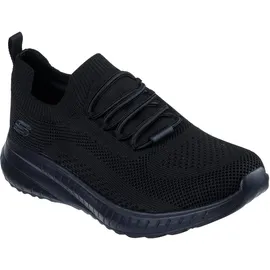 SKECHERS Damen Squad Chaos Sr Medizinischer Arbeitsschuh, Black Textile, 41 EU