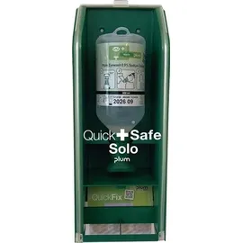 PLUM SAFETY APS Augenspülstation QuickSafe Solo 0,5l+Pflasterrefill B140mm