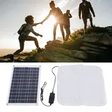 Tragbares 50-w-monokristallines Solarpanel Mit Elektrischer Abdeckung, 2 Geschwindigkeitsstufen, Für Camping, Wandern Und Grillen