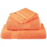 vidaXL SOLUND Handtuchset 4-tlg. orange