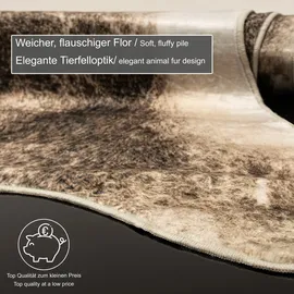 Gino Falcone Teppich Emilia AFT28354 brown 130 x 170 cm Fellform