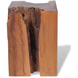 vidaXL Hocker Massivholz Teak