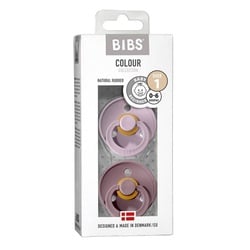 BIBS Schnuller Colour 2er Pack Lilac+Heather 0-6m