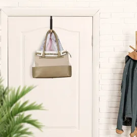 Relaxdays Türgarderobe klappbar 2x Schwarz