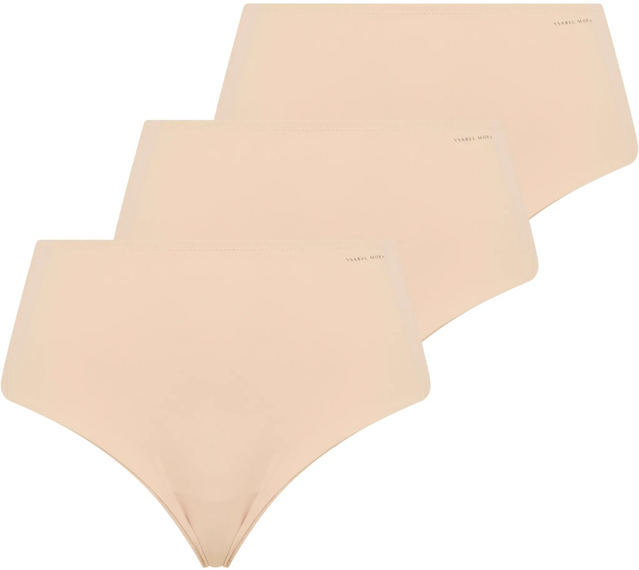 Shapingstring YSABEL MORA, Damen, Gr. XL, beige (natur), Obermaterial: 75% Polyamid, 25% Elasthan, unifarben, Unterhosen, aus verstärktem Material und unsichtbarer Passform
