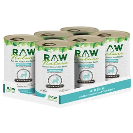 RAW Nature Hirsch Pur 6 x 400 g