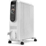 De'Longhi Ölradiator 2500 W Schwarz/Weiß