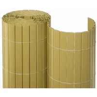 Noor PVC Sichtschutzmatte in verschiedenen Farben und Größen-bambus-10 m-1,00 m
