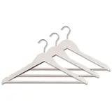 Zeller Present Kleiderbügel Kleiderbügel-Set 3-teilig Grau, (Set, 3-tlg), Hosenbügel Rockbügel grau
