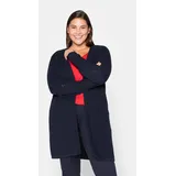 sheego Longstrickjacke Blau 56/58